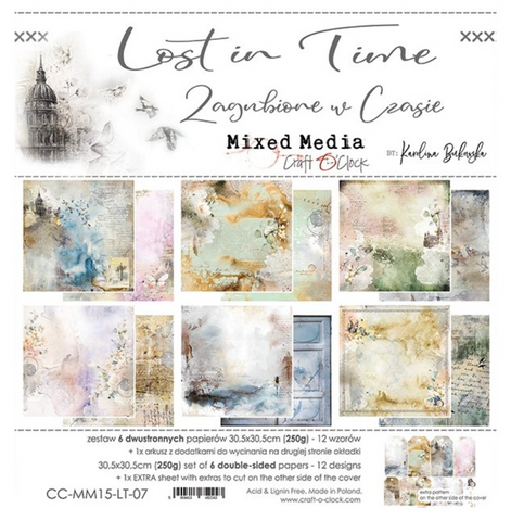 CRAFT O'CLOCK Lost in Time | Paper Pack | 12x12