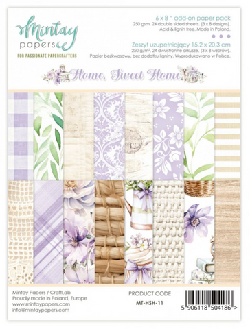 MINTAY Home, Sweet Home | 6x8 | Add-on Paper Pad