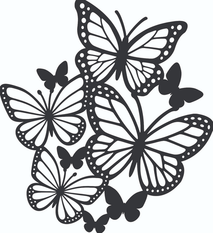FUNKY FOSSIL Stencil | Winged Mask