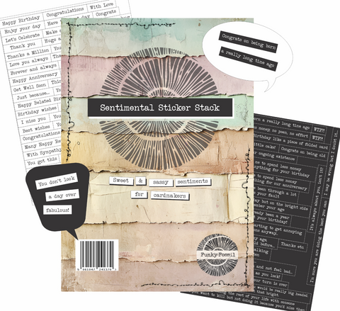 FUNKY FOSSIL Sentimental Sticker Stack