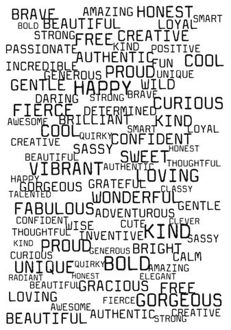 FUNKY FOSSIL Stamp | Affirmations