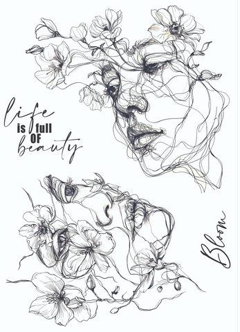 FUNKY FOSSIL Stamp | Beauty in Bloom | A5