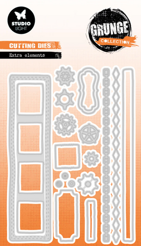 STUDIOLIGHT Cutting Dies | Grunge Collection | Extra Elements