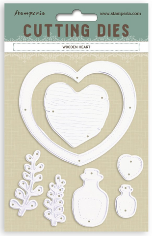 STAMPERIA Cutting Dies | Wooden Heart