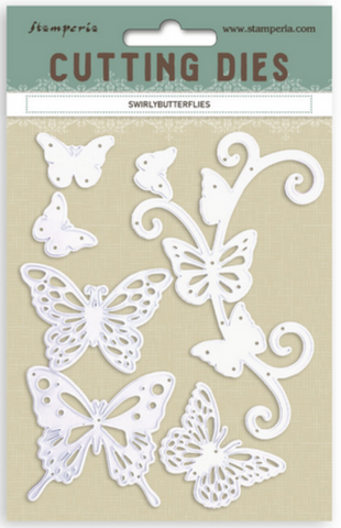 STAMPERIA Cutting Dies | Swirly Butterflies