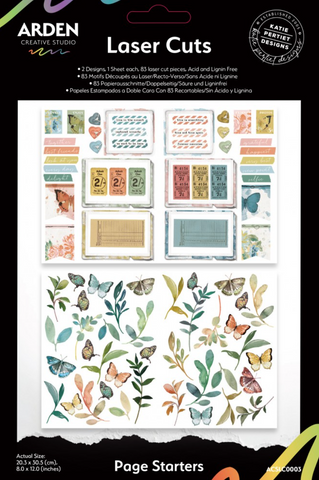 ARDEN CREATIVE STUDIO Page Starters | Laser Cuts