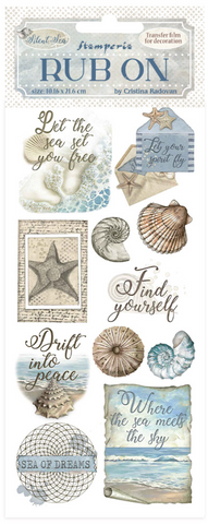 STAMPERIA Rub-Ons | Silent Sea | Shells
