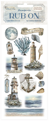 STAMPERIA Rub-Ons | Silent Sea | Lighthouse