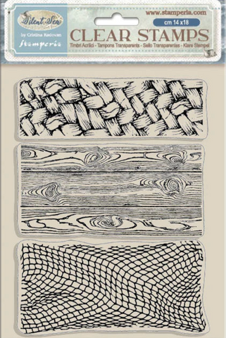 STAMPERIA Silent Seas | Stamp Set | Textures