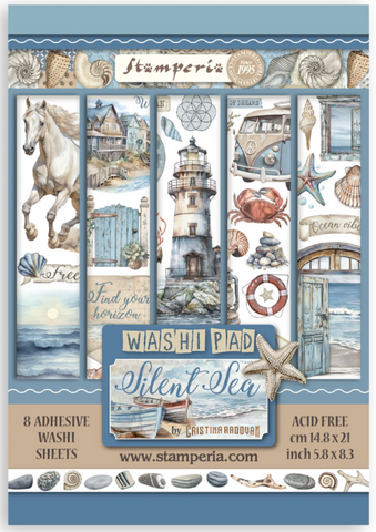 STAMPERIA Washi Pad | Silent Sea