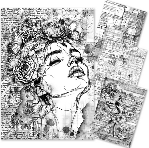 CIAO BELLA Lu Mania | Mixed Media Rice Paper A4 Set | Meaningful Memories