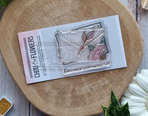 CHOU&FLOWERS It's Always Tea Time | Stamp | Envelopes
