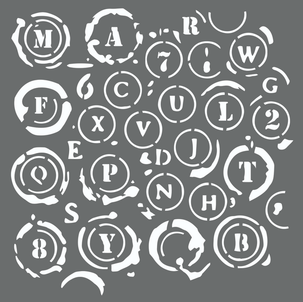 FUNKY FOSSIL Stencil | Typo