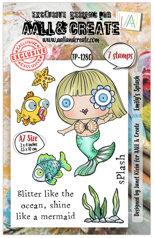 AALL & CREATE Stamp | TP-1280 | Emily's Splash