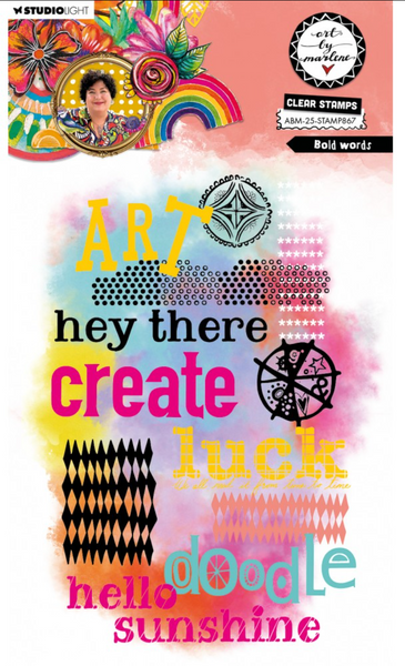 STUDIOLIGHT Clear Stamp | ABM | Bold Words