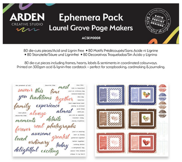 ARDEN CREATIVE STUDIO Laurel Grove | Ephemera Pack