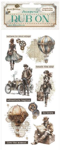 STAMPERIA Rub-Ons | Voyages Fantastiques | Explorers