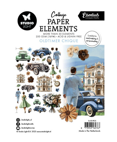 STUDIOLIGHT Essentials | Collage Paper Elements | Oldtimer Chique