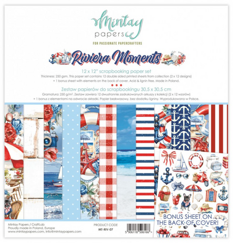 MINTAY Paper Pack | Riviera Moments | 12x12