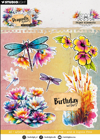 STUDIOLIGHT | Dragonfly Dreams | Elements Pad