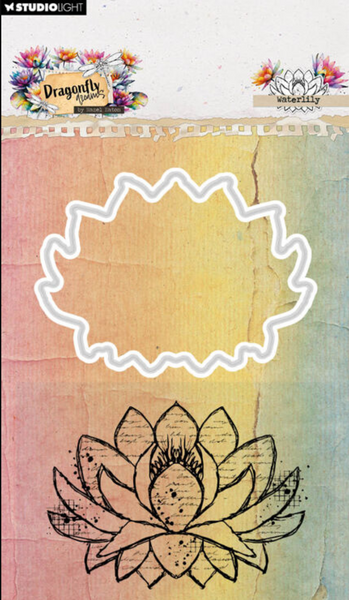 STUDIOLIGHT | Stamp and Cutting Die Set | Dragonfly Dreams | Waterlily