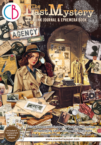 STAMPERIA The Last Mystery | Junk Journal & Ephemera Book