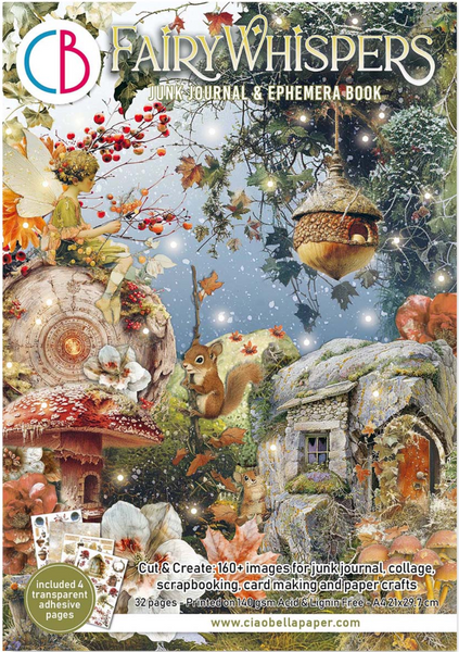 CIAO BELLA Fairy Whispers | Junk Journal & Ephemera Book