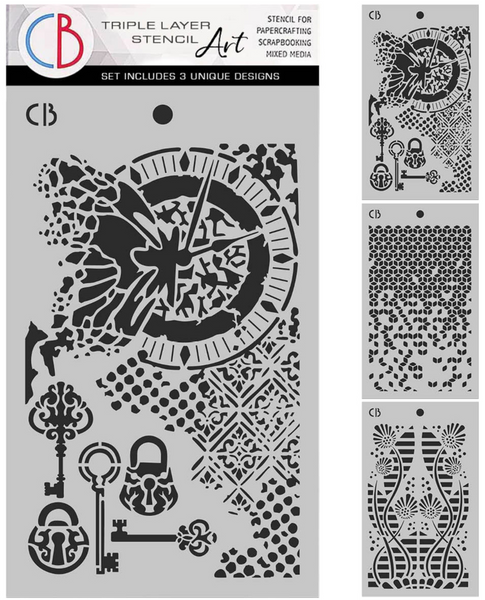 CIAO BELLA Stencil Art | Triple Layer Stencils | Fairy Whispers