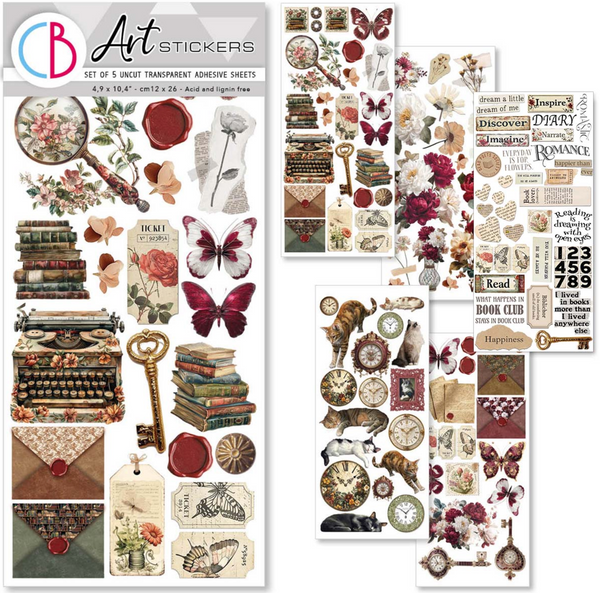 CIAO BELLA Art Stickers | Book Lovers