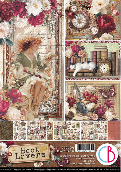 CIAO BELLA Creative Pad | Book Lovers | A4