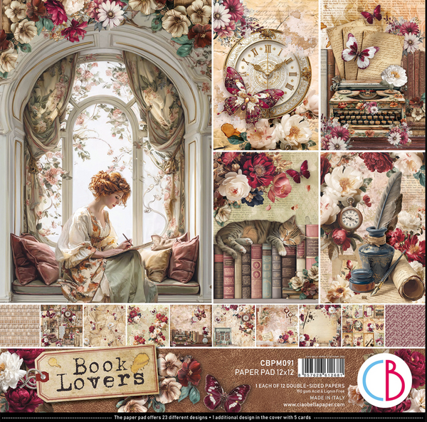CIAO BELLA Paper Pack | Book Lovers | 12x12