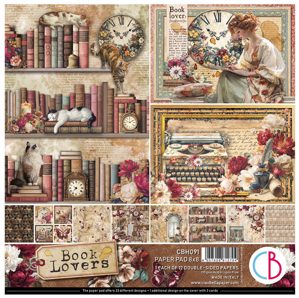 CIAO BELLA Paper Pack | Book Lovers | 8x8