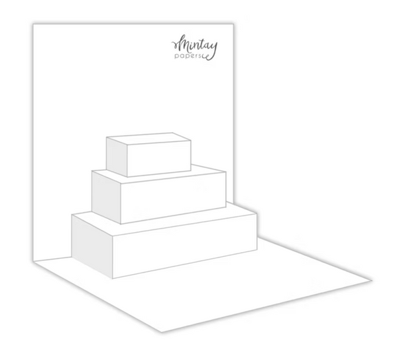 MINTAY BASIC Pop-Up Card Insert | White | 5pcs