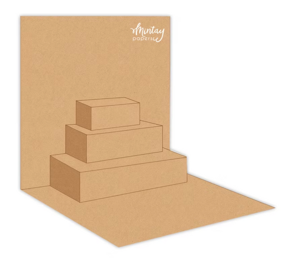 MINTAY BASIC Pop-Up Card Insert | Kraft | 5pcs