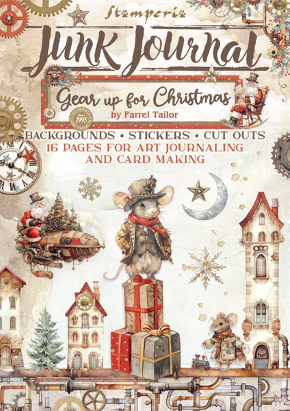 STAMPERIA Gear Up For Christmas | Junk Journal
