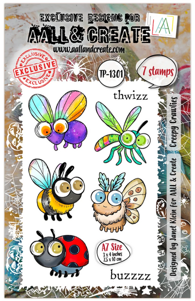 AALL & CREATE Stamp | TP-1301 |  Creepy Crawlies