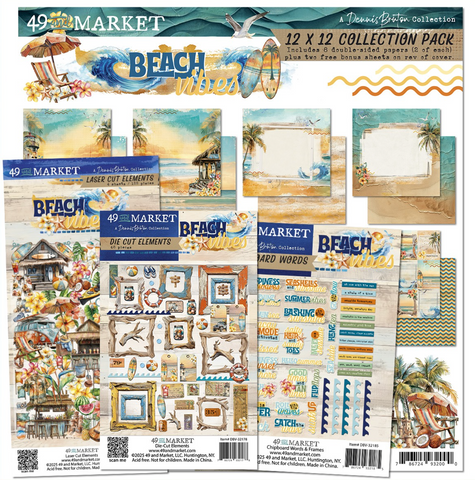 49&MARKET Beach Vibes | 12x12 Collection Pack