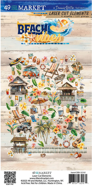 49&MARKET Beach Vibes | Laser Cut Elements