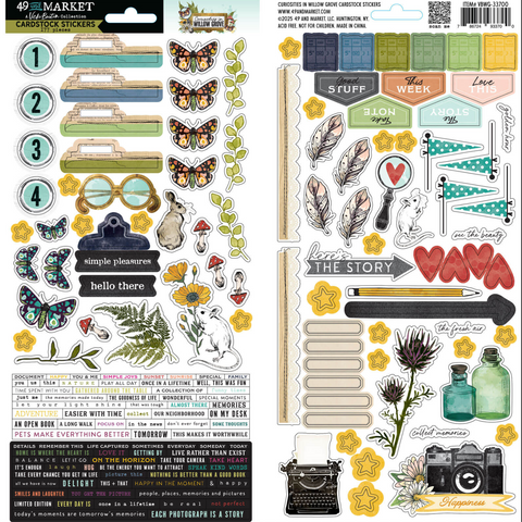 49&MARKET Curiosities in Willow Grove | Cardstock Stickers