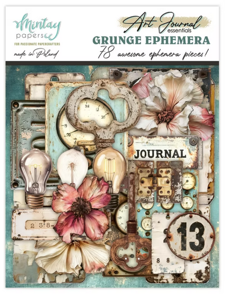 MINTAY Art Journal Essentials | Grunge Ephemera