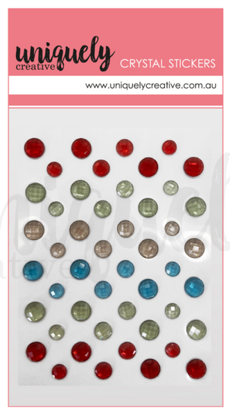 UNIQUELY CREATIVE Crystal Stickers | Christmas Lustre