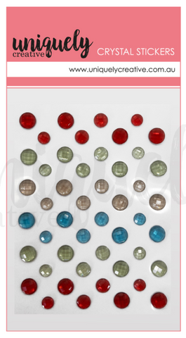 UNIQUELY CREATIVE Crystal Stickers | Christmas Lustre