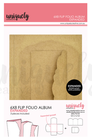 UNIQUELY CREATIVE | 6X8 Flip Folio Album | Expanded