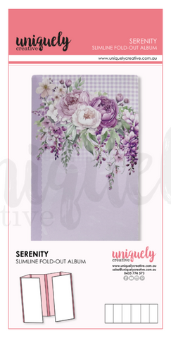 UNIQUELY CREATIVE | Serenity | Slimline Fold-Out Album