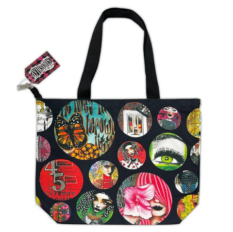 RANGER Dylusions Zipper Tote Bag