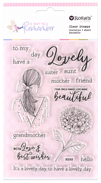 ROSIE'S STUDIO A Day to Remember | Clear Stamps
