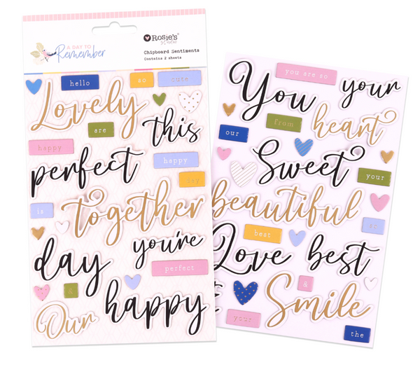 ROSIE'S STUDIO A Day to Remember | Chipboard Sentiments