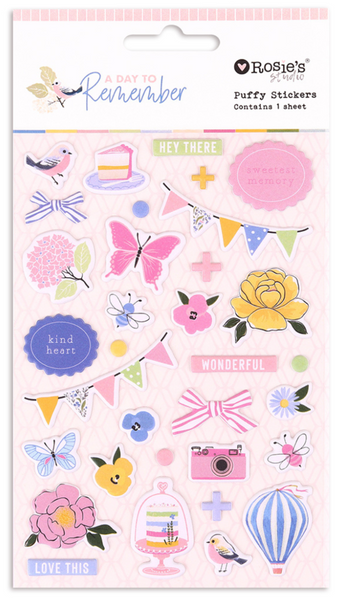 ROSIE'S STUDIO A Day to Remember | Puffy Stickers Motifs