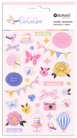 ROSIE'S STUDIO A Day to Remember | Puffy Stickers Motifs