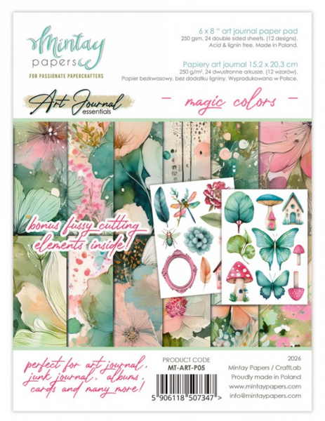 MINTAY Art Journal Essentials | 6x8 | Magic Colors